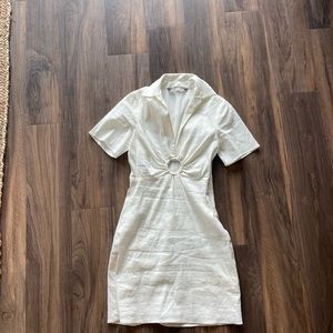Zara white dress